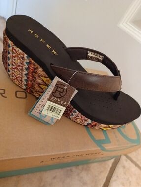 Wedge Flip-Flop Sandal